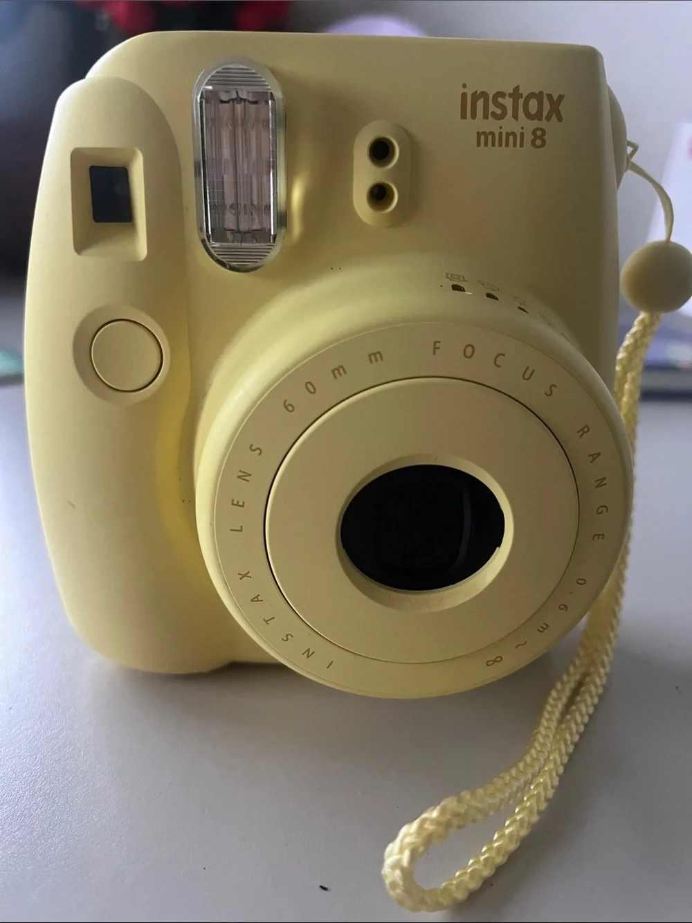 Fujifilm instax mini 8 Instant Camera - Soft Yellow